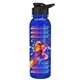 a black lid & transparent-blue bottle the outdoorsman - 24 oz tritan(tm) bottle with drink thru lid and digital imprint