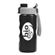 a gray with black cap lid & black bottle mini peak - 22 oz tritan(tm) metalike bottle with quick snap lid