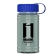 a blue lid & glacier blue bottle upcycle - mini 16 oz rpet sports bottle with tethered lid