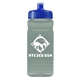 a royal blue lid & glacier blue bottle 20 oz upcycle rpet bottle push pull lid