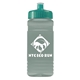 a teal lid & glacier blue bottle 20 oz upcycle rpet bottle push pull lid