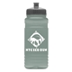 a gray lid & glacier blue bottle 20 oz upcycle rpet bottle push pull lid