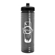 aerial view a black lid & smoke bottle 24 oz slim fit water bottle with push - pull lid, image 1 of 2