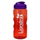 a translucent violet lid & transparent-red bottle mini mountain 22 oz tritan(tm) sports bottle with usa flip lid