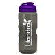 a translucent violet lid & transparent-smoke bottle mini mountain 22 oz tritan(tm) sports bottle with usa flip lid