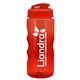 a red lid & transparent-red bottle mini mountain 22 oz tritan(tm) sports bottle with usa flip lid