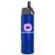 a blue the wave - 24 oz tritan(tm) bottle with ring straw lid