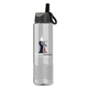 aerial view a clear wave tritan(r) bottle with ring - straw lid - 24 oz, image 1 of 2