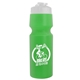 a white lid & translucent green bottle the venture bike bottles - 24 oz sport bottles with usa flip lid