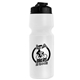 aerial view a black lid & white bottle the venture bike bottles - 24 oz sport bottles with usa flip lid, image 1 of 2