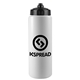 aerial view a black lid & white bottle the sports quart - 32 oz sports bottle, image 1 of 2