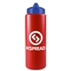 a blue lid & red bottle the sports quart - 32 oz sports bottle