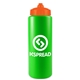 a orange lid & neon green bottle the sports quart - 32 oz sports bottle