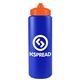 a orange lid & royal blue bottle the sports quart - 32 oz sports bottle