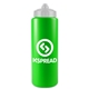 a white lid & neon green bottle the sports quart - 32 oz sports bottle