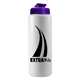 aerial view a transparent violet lid & white bottle the sports quart usa flip lid - 32 oz sports bottle, image 1 of 2