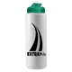 a transparent teal lid & white bottle the sports quart usa flip lid - 32 oz sports bottle