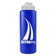 a white lid & royal blue bottle the sports quart usa flip lid - 32 oz sports bottle