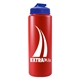 a royal blue lid & red bottle the sports quart usa flip lid - 32 oz sports bottle