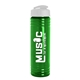 a white lid & transparent green bottle 24 oz slim fit water bottle with flip lid