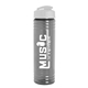 a white lid & transparent smoke bottle 24 oz slim fit water bottle with flip lid