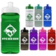 a group of 20 oz upcycle rpet bottle push pull lid