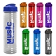 a group of 24 oz slim fit water bottle with flip lid
