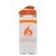 aerial view a group of groove stripe 20 oz tritan(tm) sports bottle with flip lid, image 5 of 10