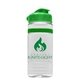 aerial view a group of groove stripe 20 oz tritan(tm) sports bottle with flip lid, image 8 of 10