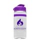 aerial view a group of groove stripe 20 oz tritan(tm) sports bottle with flip lid, image 9 of 10