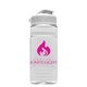 aerial view a group of groove stripe 20 oz tritan(tm) sports bottle with flip lid, image 10 of 10