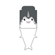 a narwhal custom promotional paws n claws magnetic bookmark
