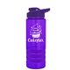 aerial view a group of sergeant stripe - 24 oz tritan(tm) bottle with drink thru lid and stripe bands, image 9 of 11