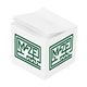 aerial view a white post - it(r) full color notes cube, image 1 of 2