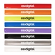 a group of silicone vinyl slap bracelet