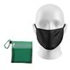 a black mask & green bag mesh bag + mask102 (blank)