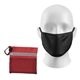 a black mask & red bag mesh bag + mask102 (blank)