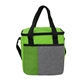 a lime green kinetic two - tone insulated cooler