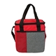 aerial view a red kinetic two - tone insulated cooler, image 1 of 4