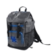 aerial view a charcoal/royal precipice trail backpack, image 1 of 6