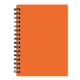 aerial view a orange mini pocket - buddy notebook, image 1 of 2