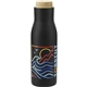 aerial view a black shaco copper vac bottle w / fsc(r) 100 bamboo cap 17oz, image 1 of 5