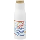 aerial view a white shaco copper vac bottle w / fsc(r) 100 bamboo cap 17oz, image 1 of 6