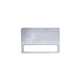 a brushed silver atlanta vogue name badge (standard size 3 x 2)