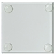 aerial view a clear square glass coasters single, image 1 of 2