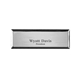 a silver aspen executive name badge (standard size 1 x 3)