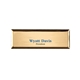a gold aspen executive name badge (standard size 1 x 3)