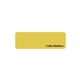 a gold aspen standard name badge (standard size 1 x 3)