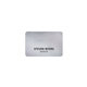 a silver charleston name badge (standard size 2 x 3)