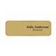 aerial view a brass seattle metal name badge (standard size 1 x 3), image 1 of 2